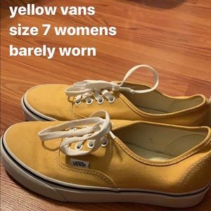 Yellow Vans